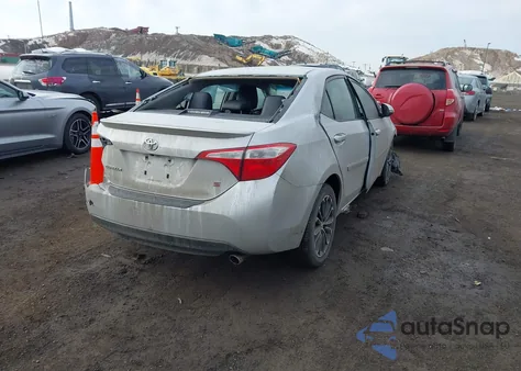 2014 Toyota Corolla S Plus z USA, uszkodzony, nr VIN 2T1BURHE6EC098191